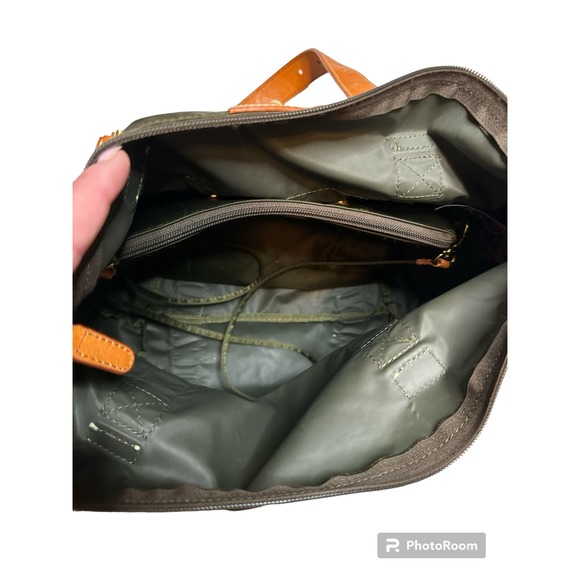 Bric’s Nylon adjustable leather handle shoulder bag - Picture 4 of 10